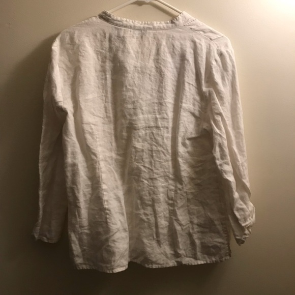 100% LINEN TOP - Picture 4 of 4